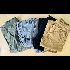 Four pairs of boys pants (sized 12/14)